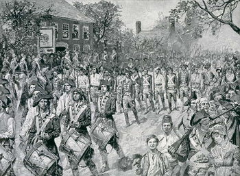 Αναπαραγωγή The Continental Army Marching Down the Old Bowery