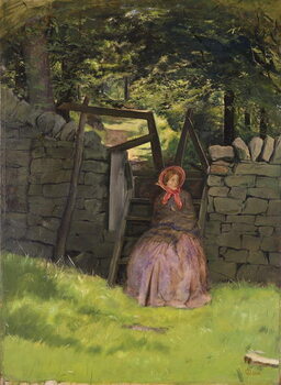 Художній друк Waiting, 1854