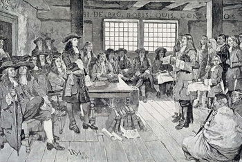 Αναπαραγωγή William Penn in Conference with the Colonists