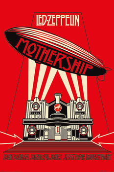 Poster Led Zeppelin - Mothership Red