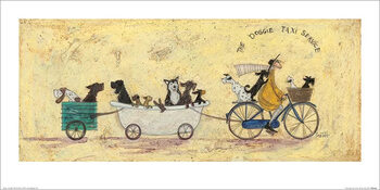 Εκτύπωση τέχνης Sam Toft - The Doggie Taxi Service