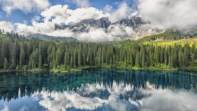 Художня фотографія Carezza Lake