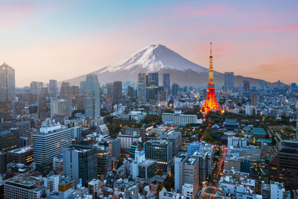 Φωτογραφία Mt. Fuji and Tokyo skyline