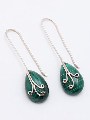 Malachite Earrings