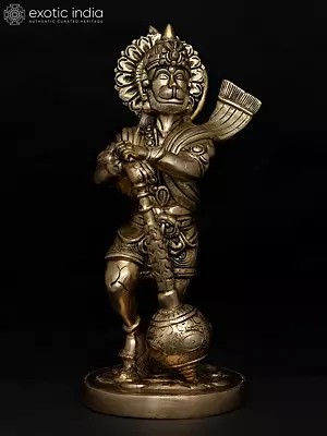 Lord Hanuman Brass Sculptures