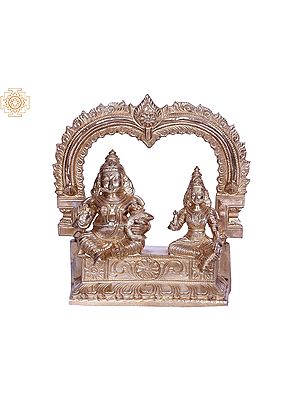 6" Hindu Deities Of Wealth Kubera Lakshmi