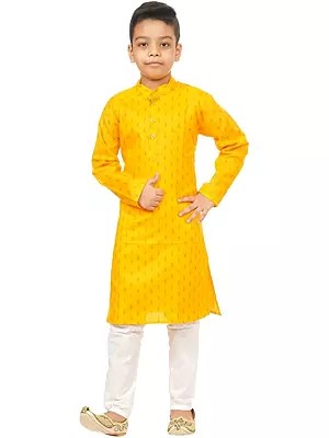 Designer and Printed Cotton Kurta and Pajama Set for Kids