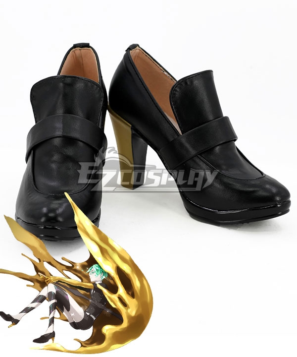 Land of the Lustrous Houseki no Kuni Phosphophyllite Black Golden Cosplay Shoes