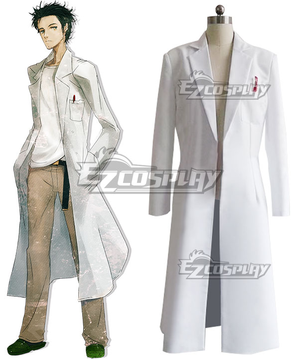 Steins;Gate Steins Gate Rintaro Okabe Coat Cosplay Costume