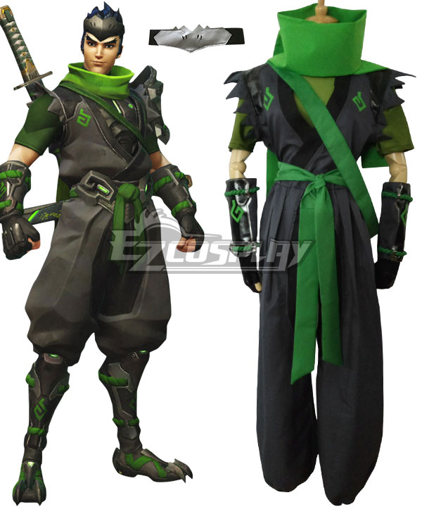 Overwatch OW Sparrow Genji Cosplay Costume