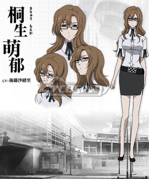 Steins;Gate Steins Gate Moeka Kiryu Cosplay Costume