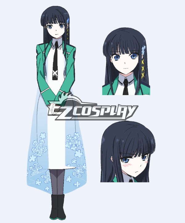 Mahouka Koukou no Rettousei/The Irregular at Magic High School Miyuki Navy Blue Cosplay Wig