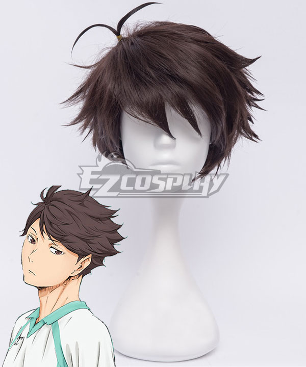 Haikyu!! Aoba Josai High Tōru Oikawa Deep Brown Cosplay Wig