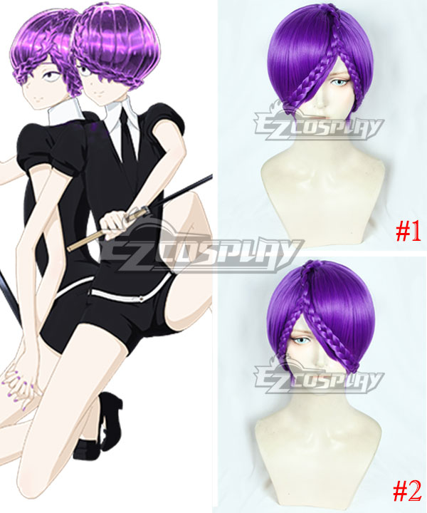 Land of the Lustrous Houseki no Kuni Amethyst 84 and 33 Purple Cosplay Wig