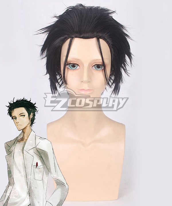 Steins;Gate Steins Gate Zero Rintaro Okabe Black Cosplay Wig