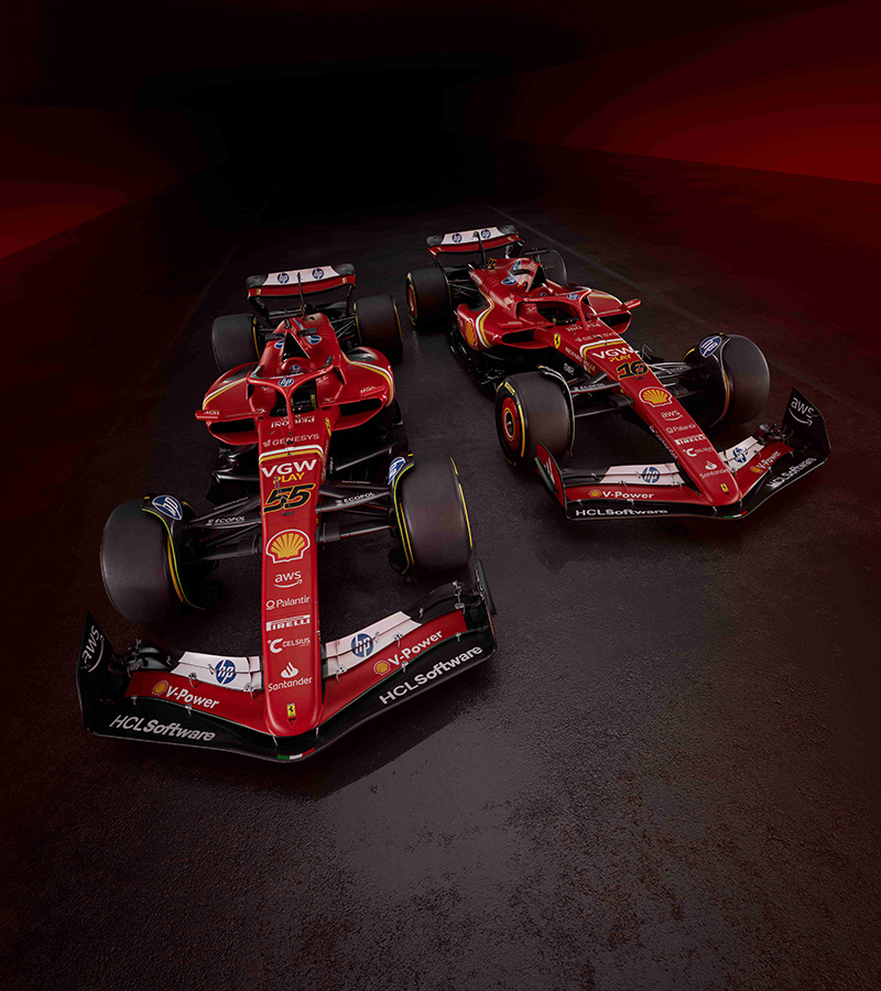 At Monza, Scuderia Ferrari HP celebrates carbon fibre