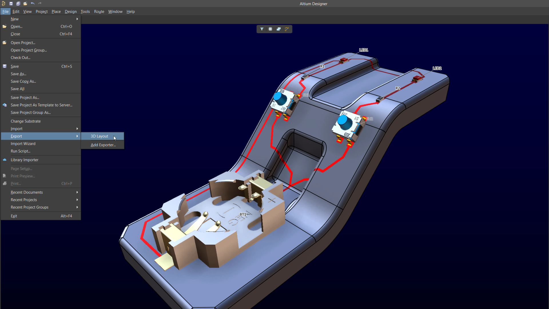 3D Mechatronic Integrated Device Design