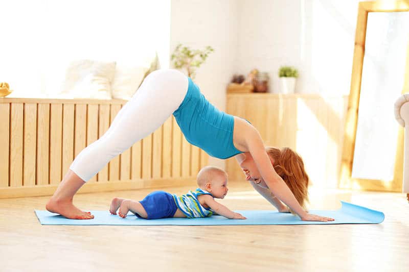 Mom & baby yoga classes