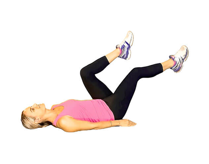 13 Simplest Exercises to Lose Belly Fat - Gallery Image Bicycle Exercise B1D5