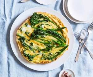 Make Stacy Adimando’s broccolini frittata; photography by Linda Pugliese