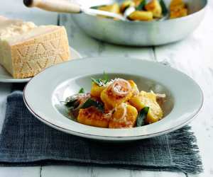 Pumpkin gnocchi with sage