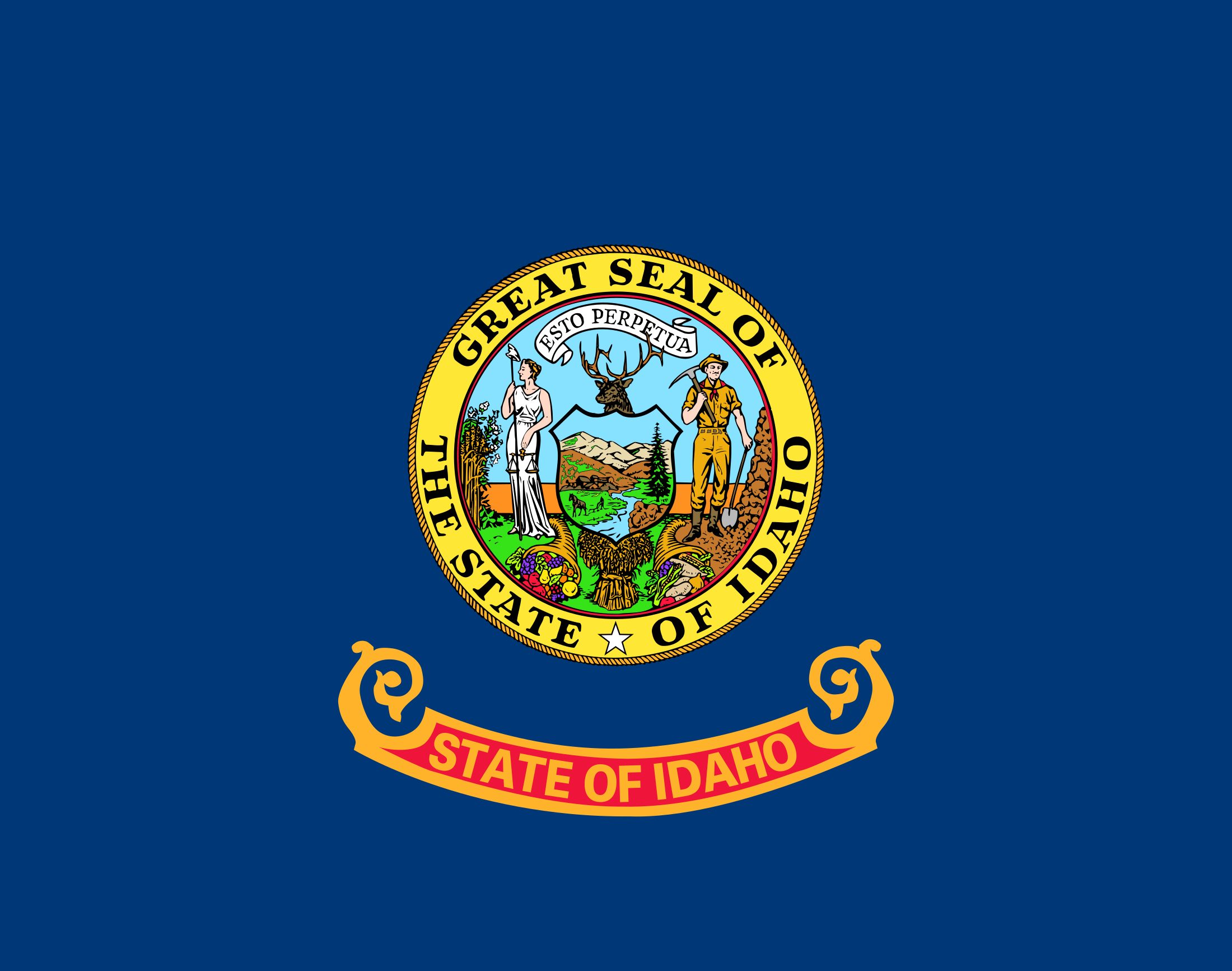 Idaho State Flag PNG