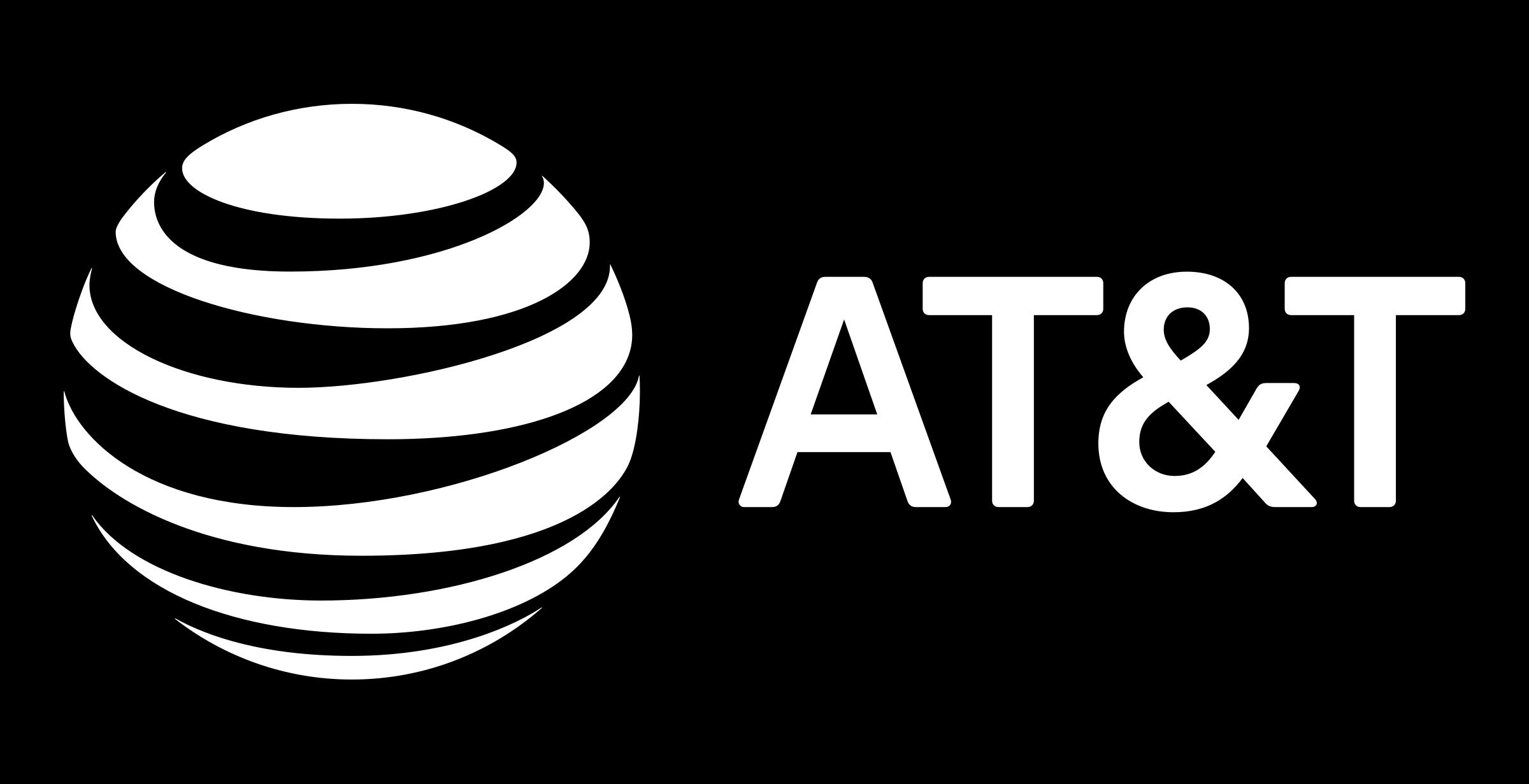 AT&T Logo White