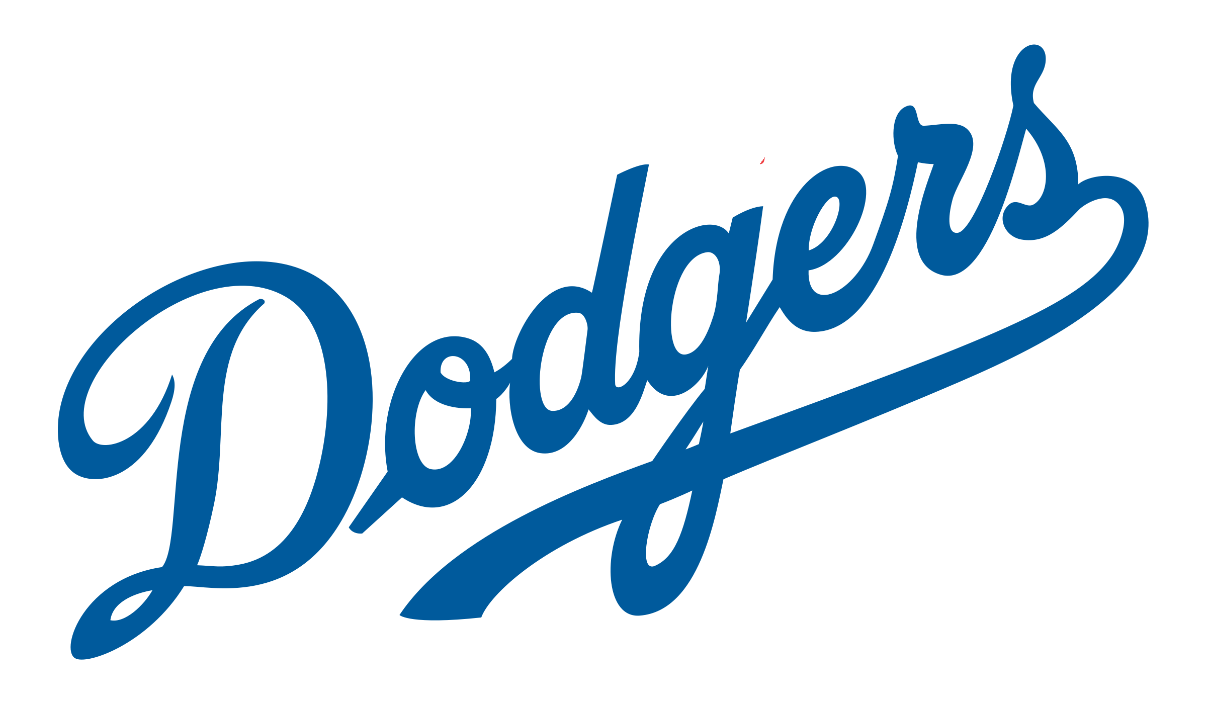 Los Angeles Dodgers font logo