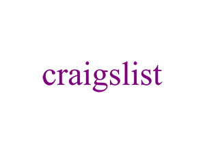 Craigslist Logo