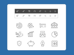 Financial Icons Set – Sketch Resource