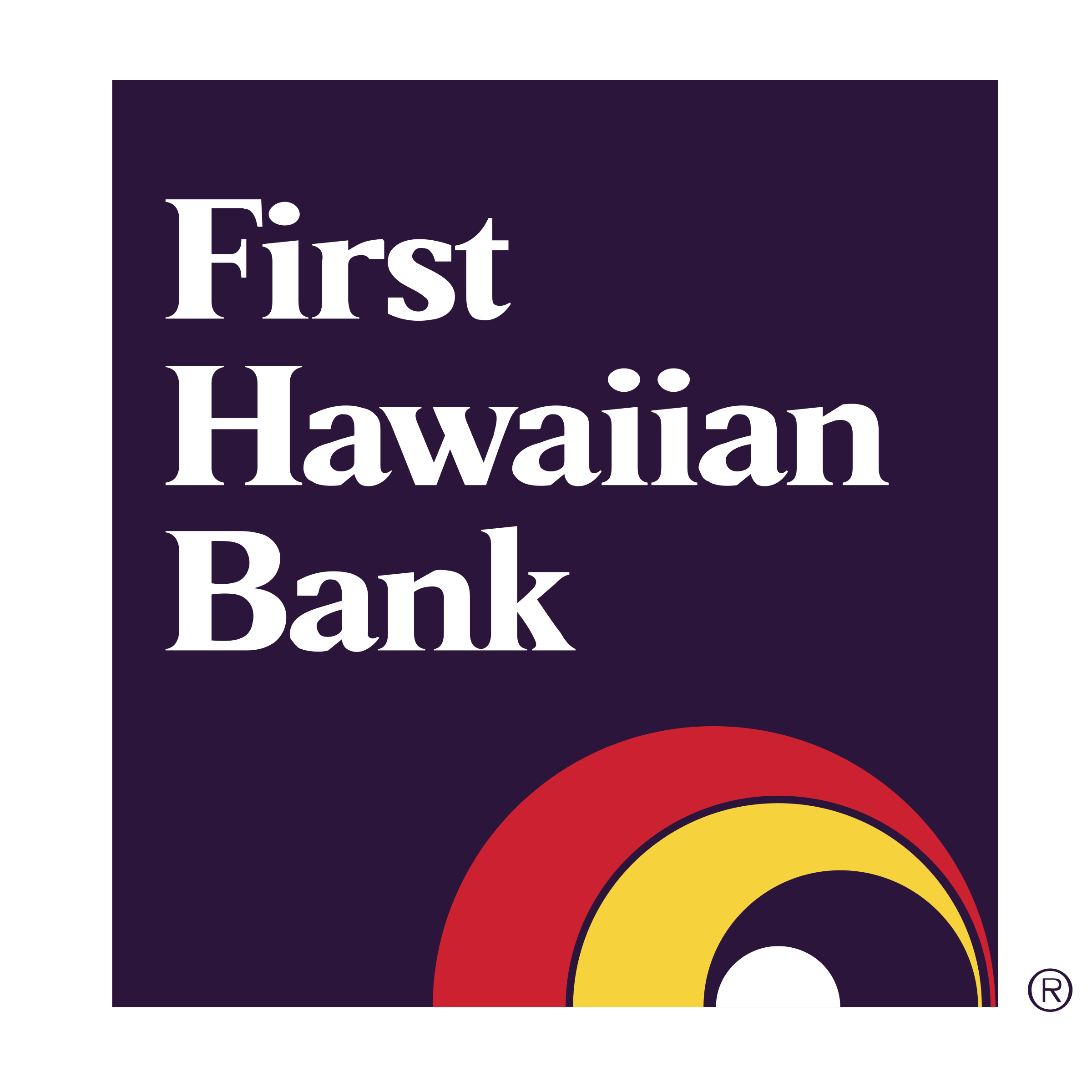 First Hawaiian Bank Logo png transparent