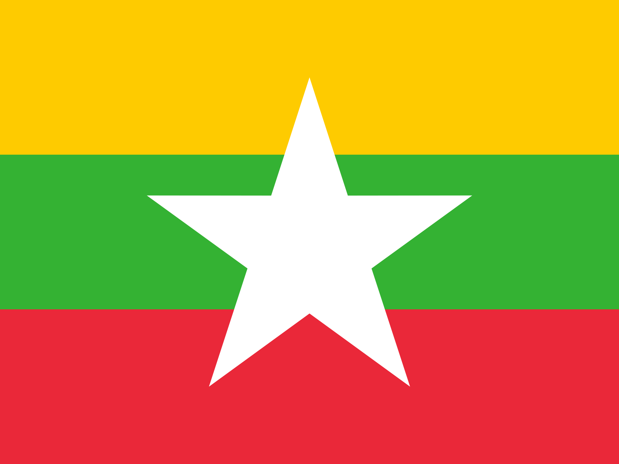 Flag of Myanmar Logo png transparent