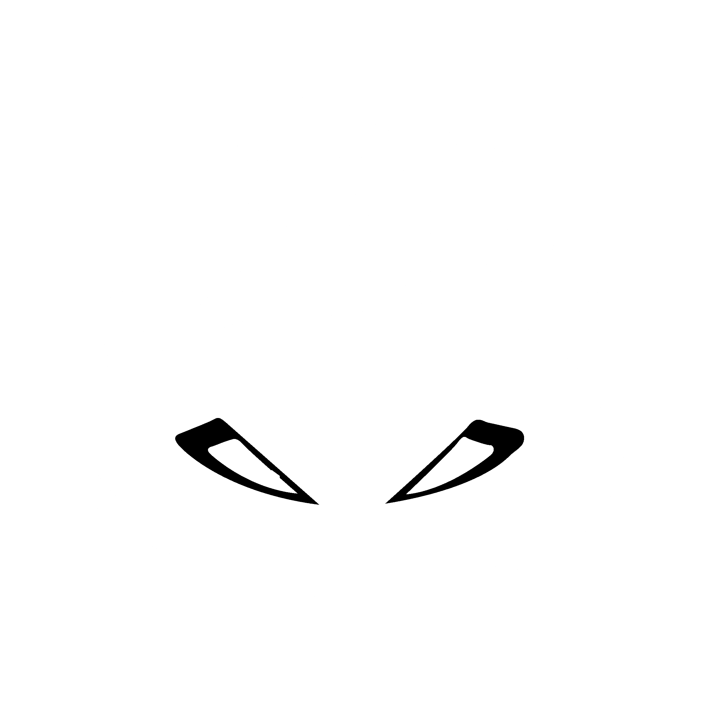 Flame Logo black and white