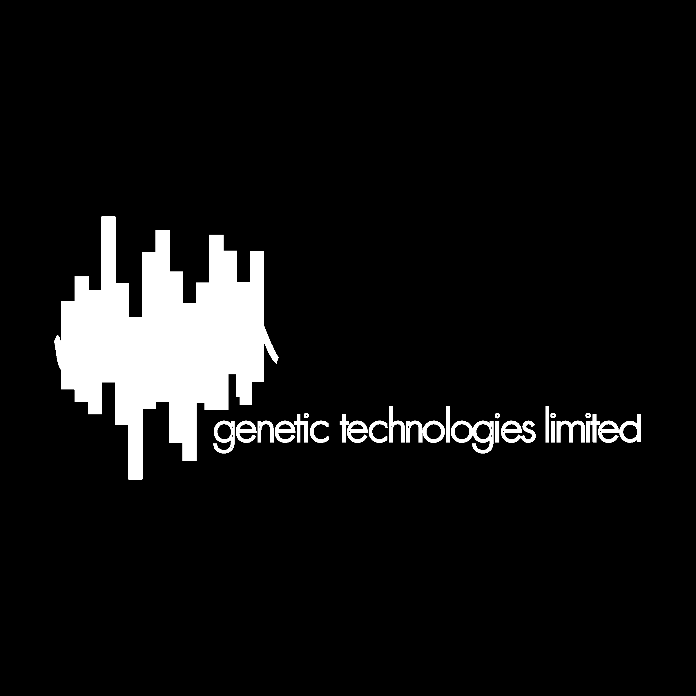 Genetic Technologies Limited Logo black and white