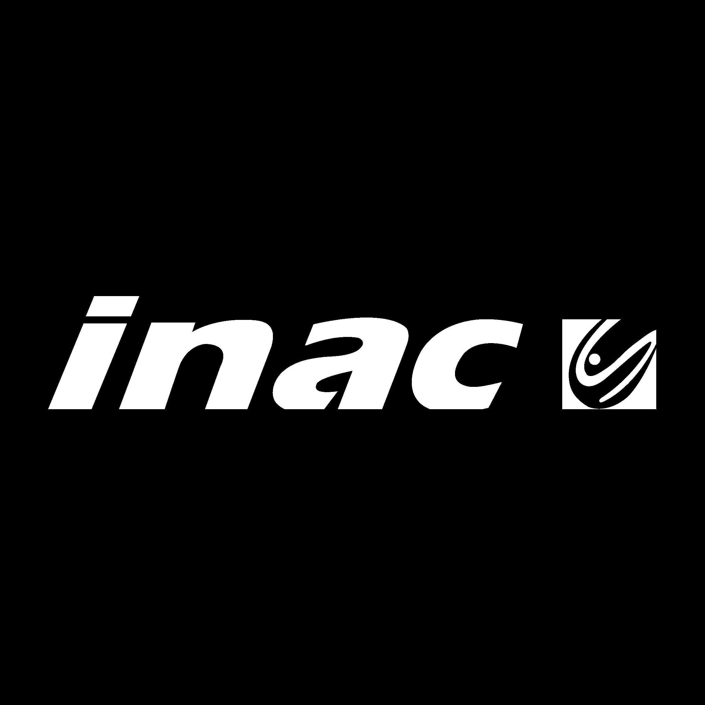 Inac Logo black and white