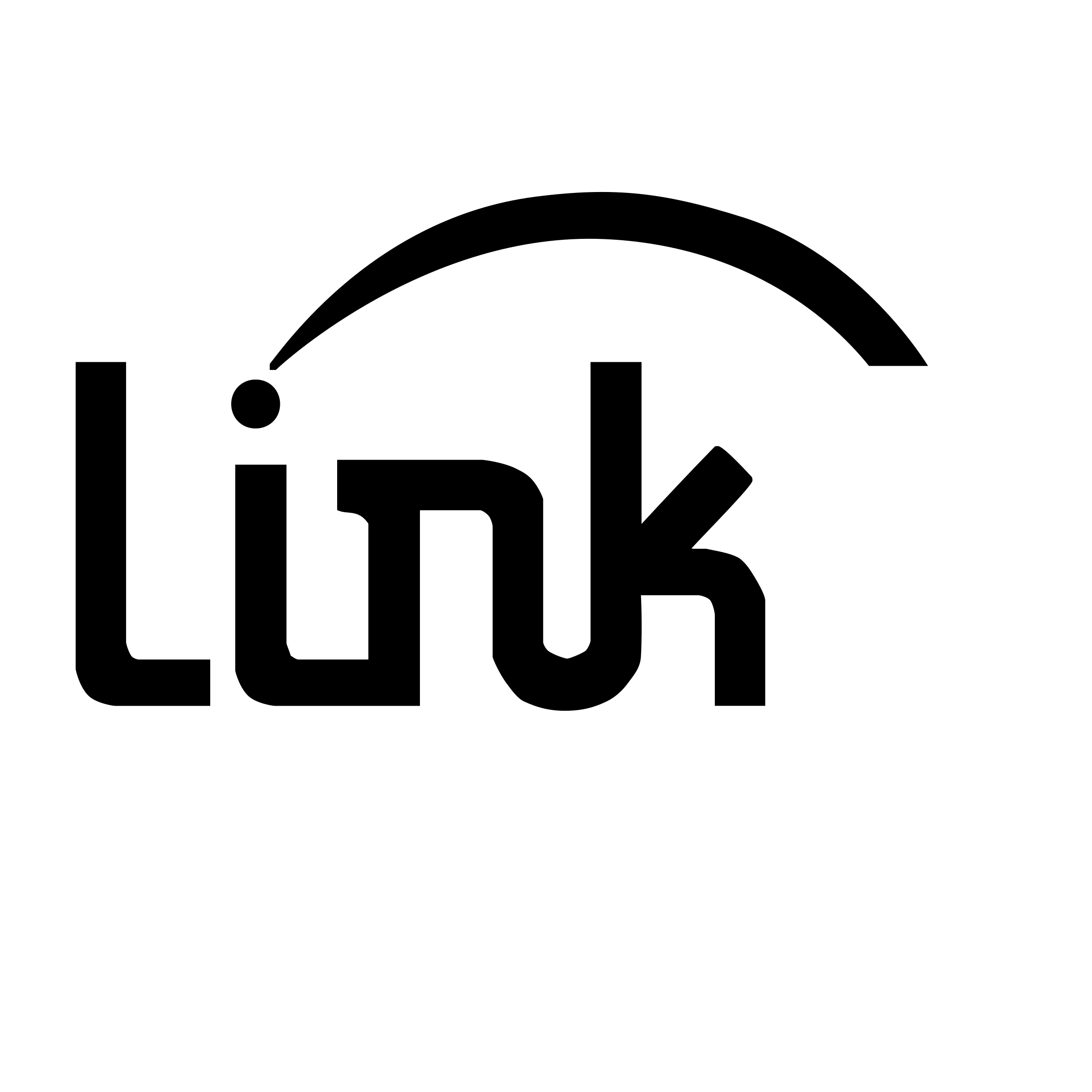 Link 2 Logo black and white