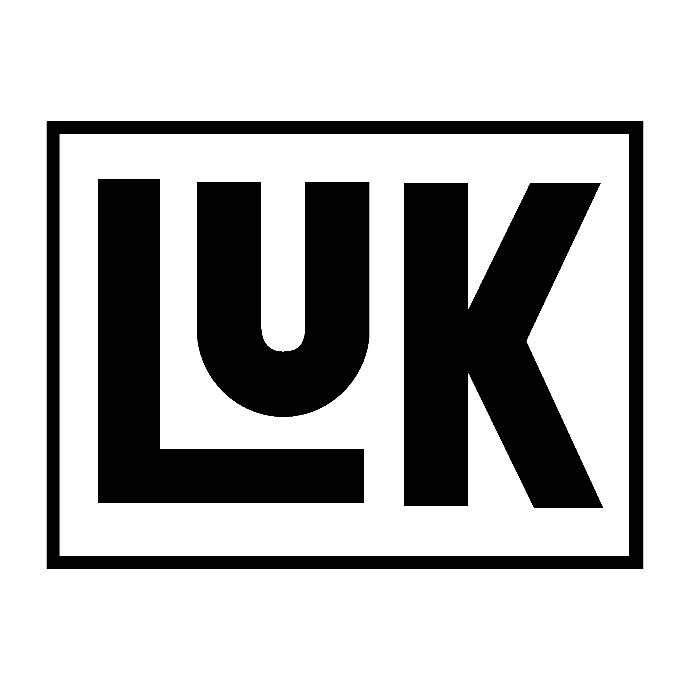 Luk Logo black and white