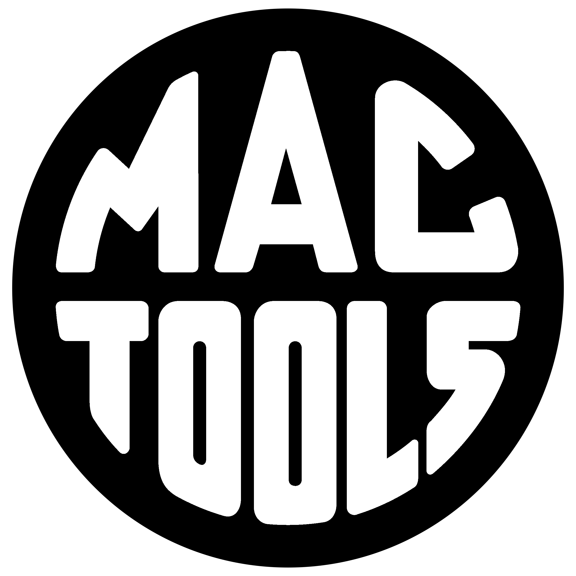 Mac Tools Logo black and white