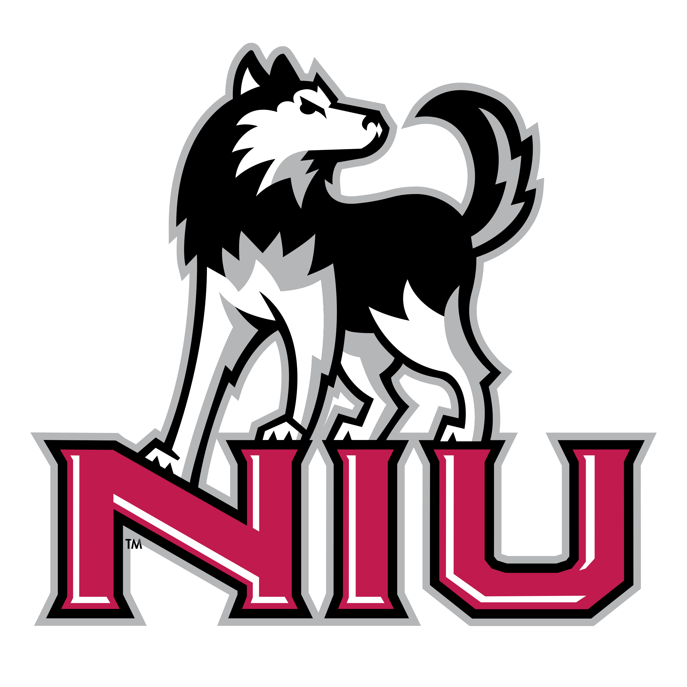 NIU Huskies Logo png transparent