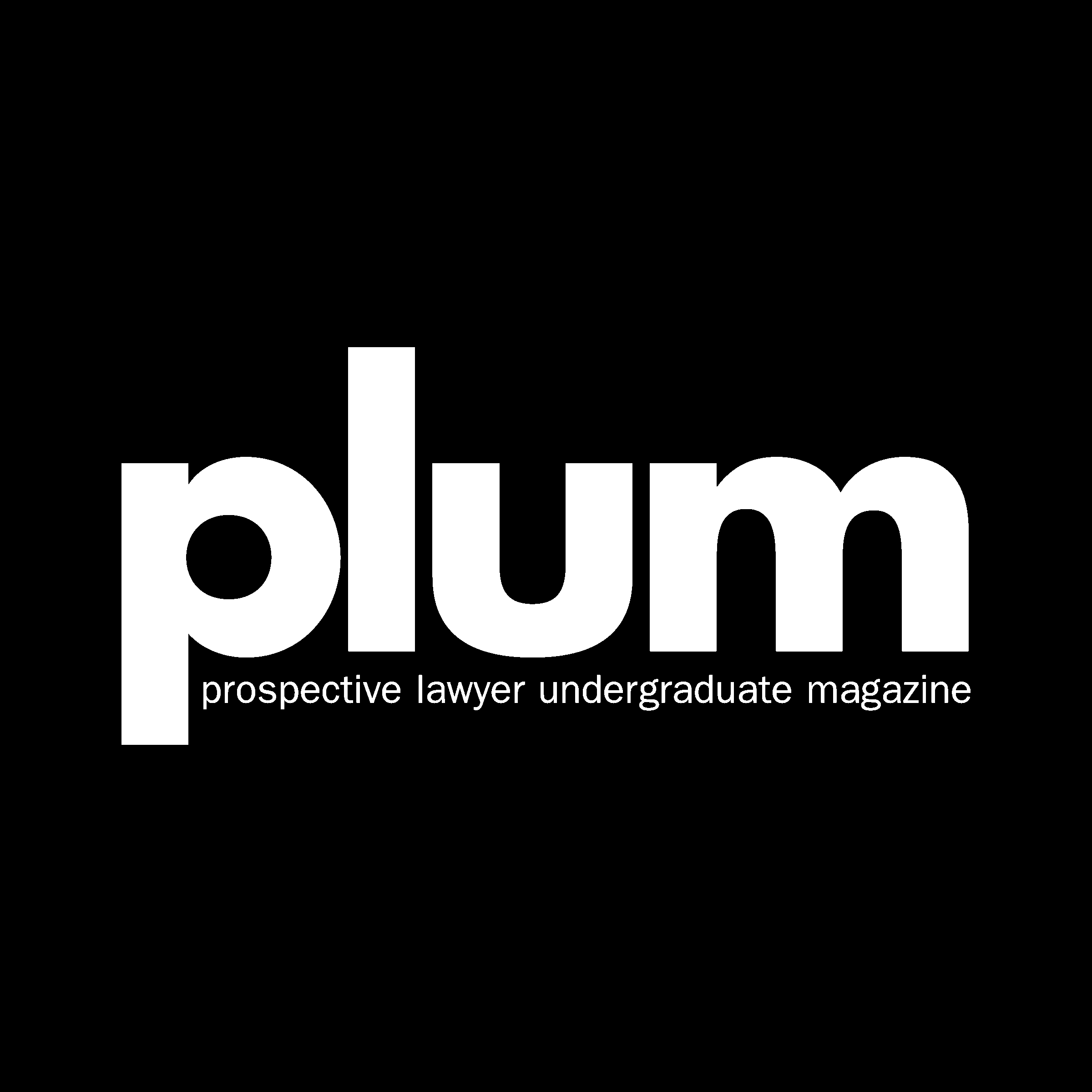 PLUM Logo black and white