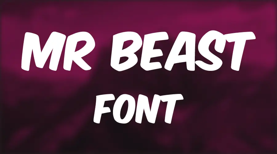 Mr Beast Font: Download Free Font Logo, 57% OFF