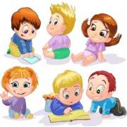 Cartoon Baby, Children, Kids, People 01