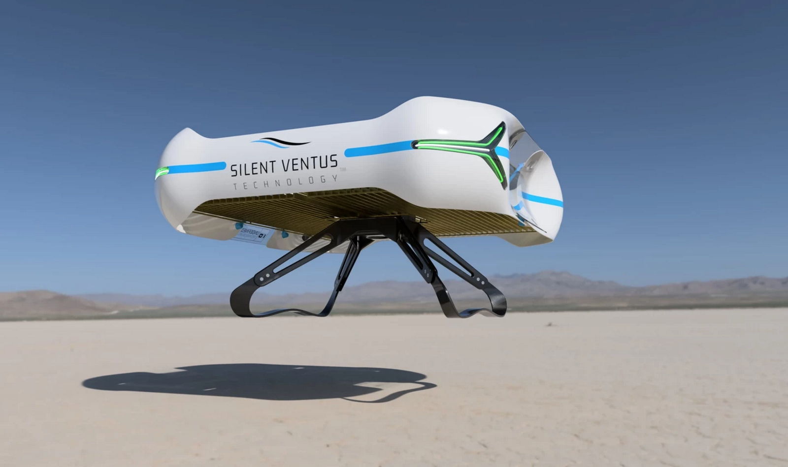 Beaucoup de bruit et seulement deux vols courts pour le drone silencieux Silent Ventus. © Undefined Technologies