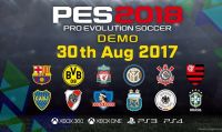 Disponibile la demo gratuita di PES 2018 su PS4 ed Xbox One