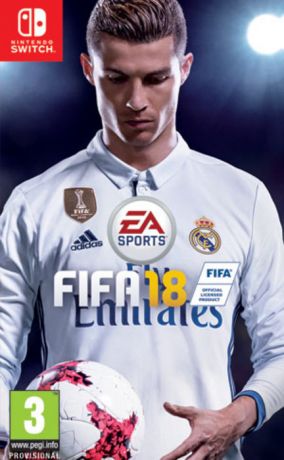 Immagine della copertina del gioco FIFA 18 per Nintendo Switch