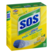 SOS Steel Wool Soap Pads Lemon 10CT Box