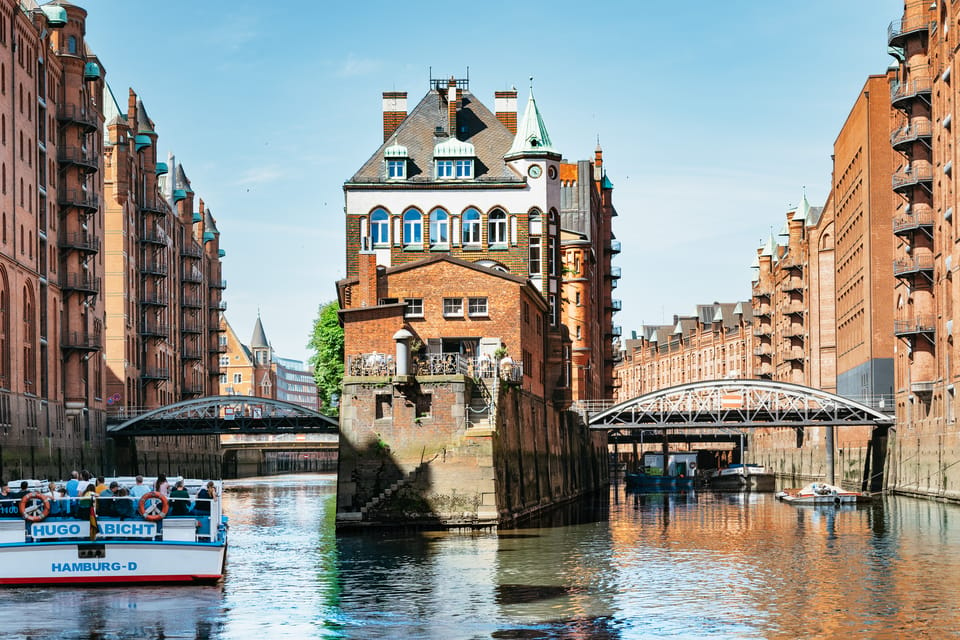 Hamburg Germany: Tour of Boat through the Harbor and Speicherstadt