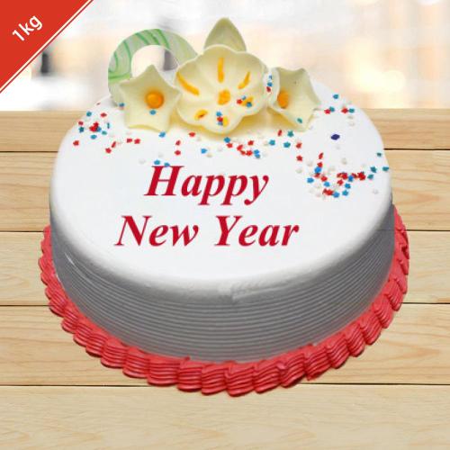 New Year Strawberry Cake 1 Kg