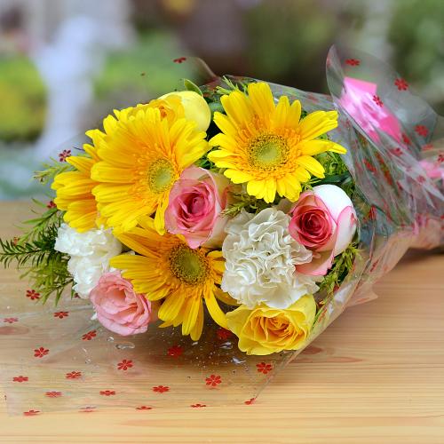 Roses, Gerberas & Carnations