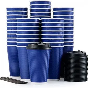 Capace tip cupolă pentru capace de 6, 7, 8, 10 oz pentru cești de cafea la pachet PP/PLA/PS/cupe, capac pentru pahare fierbinte Capace pentru pahare de hârtie de unică folosință 2-32 uncii pentru băuturi calde/rece